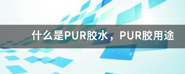 PUR PUR胶水